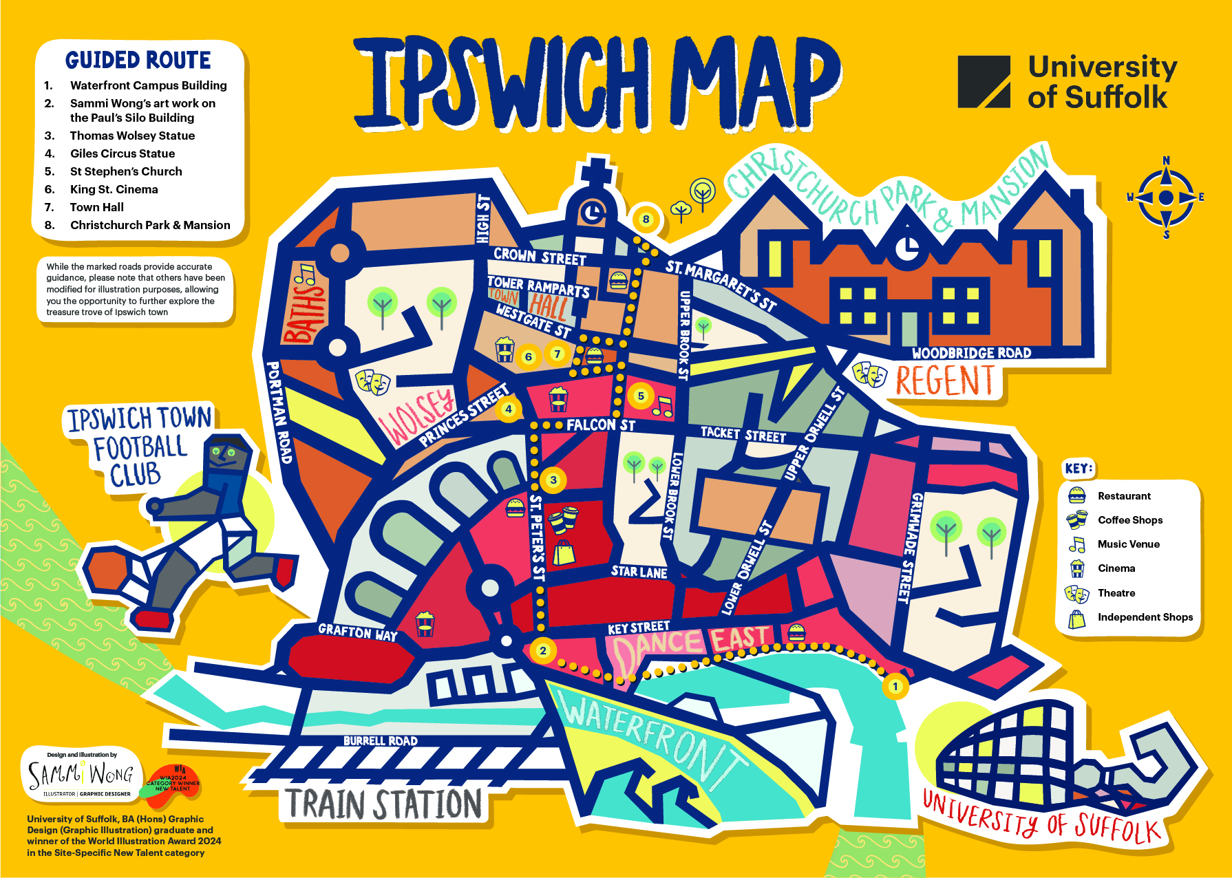 Sammi Wong Map of Ipswich 2025