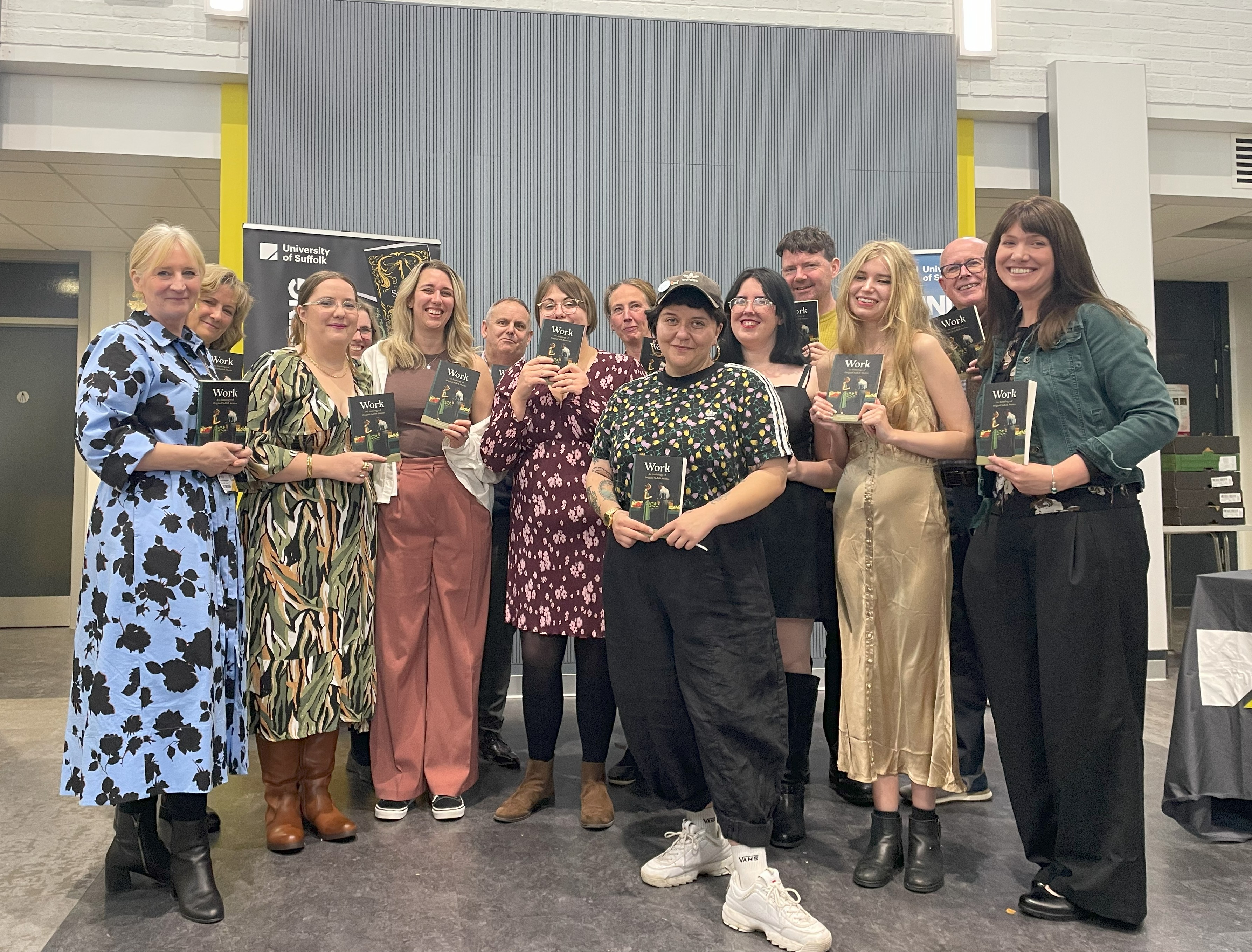 The staff and students on the MA Creative and Critical Writing who contributed to Work