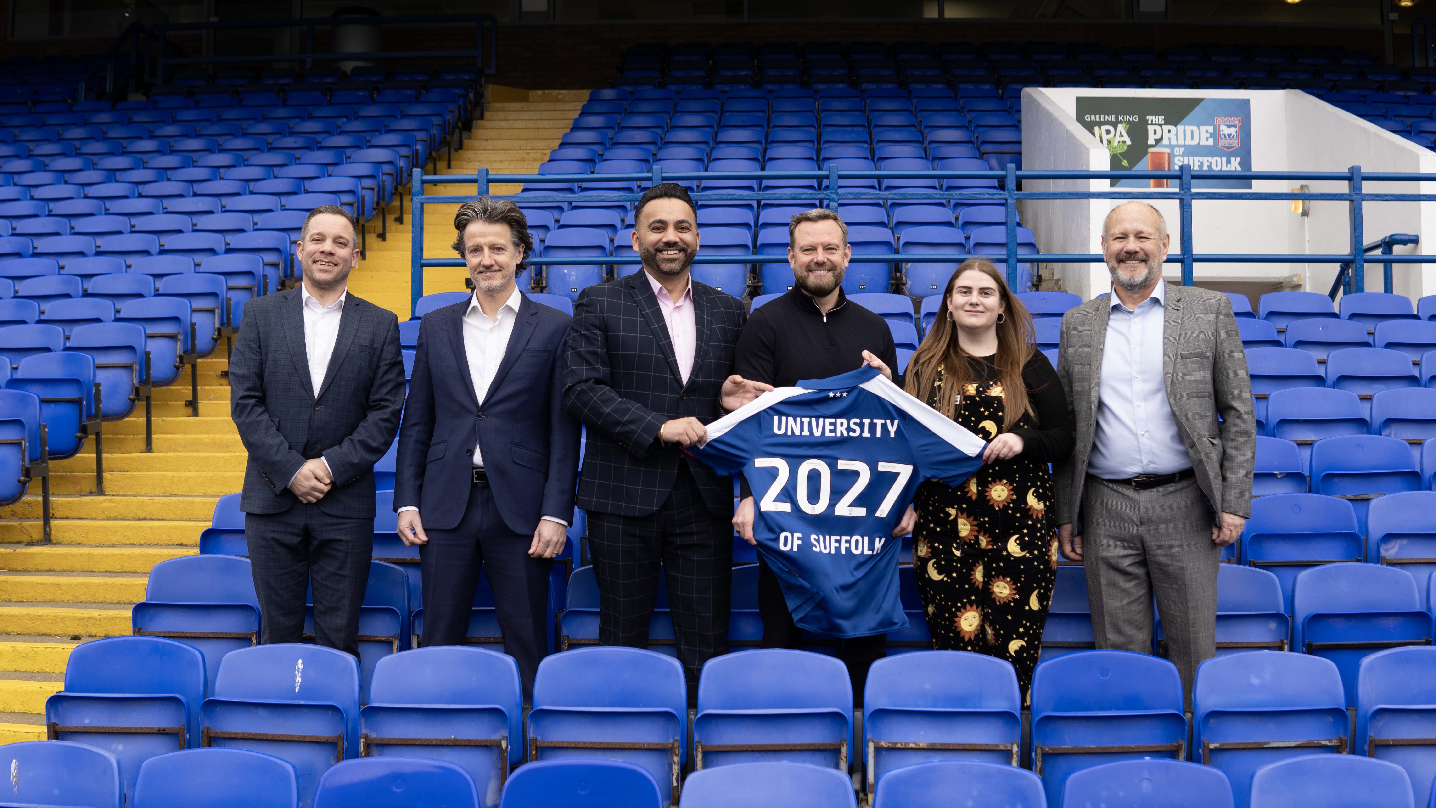 University joins forces with Ipswich Town to showcase Suffolk